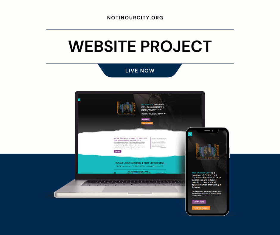 Not In Our City Website Project by Raine Digital